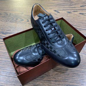 MEZLAN Black Lace Up Sneaker